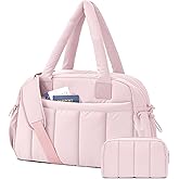 oscaurt Gym Bag for Women Lightweight Duffle Bag for Travel with Toiletry Pouch Water Resistant Carry On Weekender Overnight Duffel