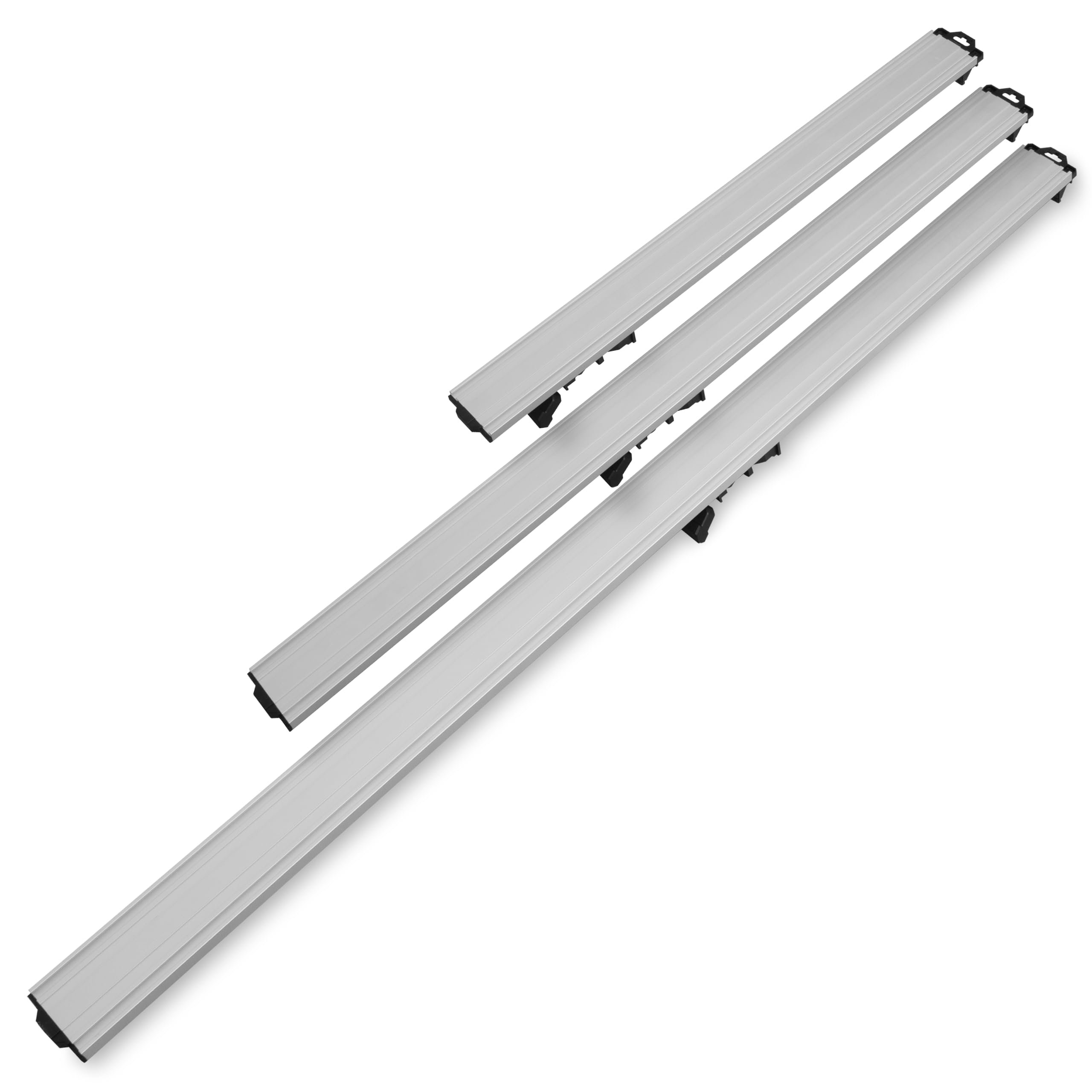 ProGrip GCX Edge Clamp Guide 3 Pack – Modular Extendable Track for Circular Saws, Routers & Jigsaws –Aluminum Cutting Guide with Locking Handle –Includes 24, 36 and 50 Inch Clamps Image