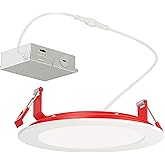 Maxim Lighting 67716WTWT Slim Fire - 15W 1 5CCT LED Flush Mount-2.5 Inch Tall and 7 Inch Wide