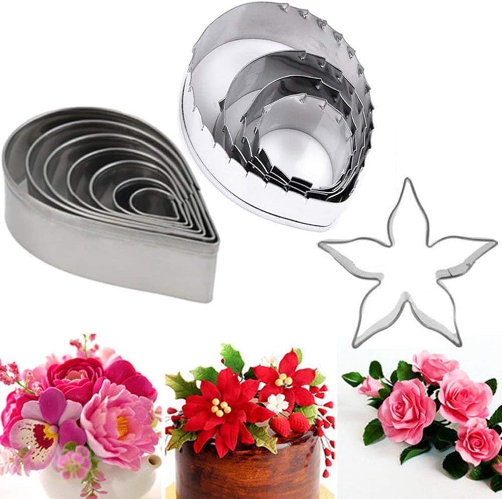 11 Pcs Cake Cookie Cutters Pastry Mould Modelling Baking Tool Gumpaste