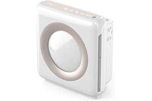 Coway Airmega AP-1512HH(W) True HEPA Purifier with Air Quality Monitoring, Auto, Timer, Filter Indicator, and Eco Mode, 16.8