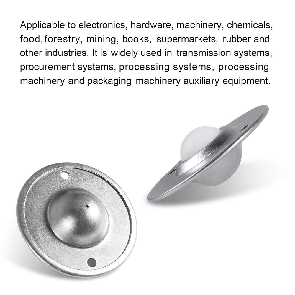 Furniture Dorhea 6PCS Flying Saucer Ball Transfer 1 Caster Bearing Unit Table Carbon Steel