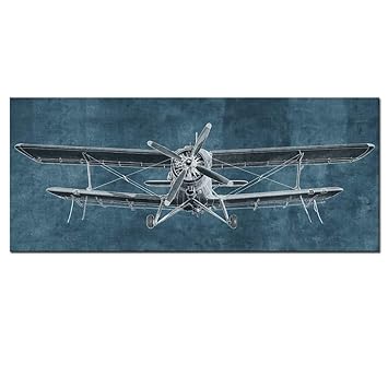 Amazon Com Levvarts Large Canvas Prints Painting Airplane Decor