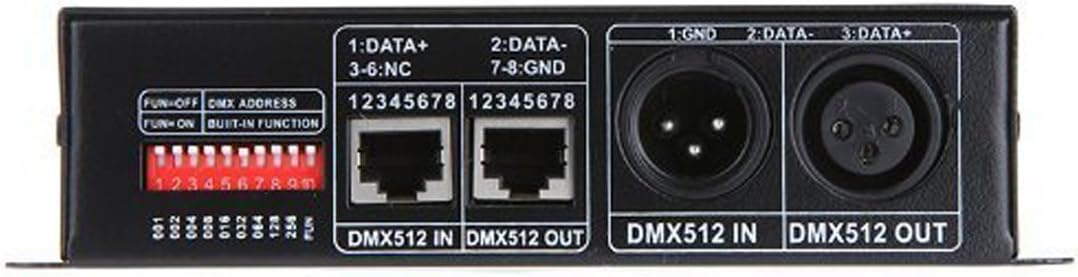 JOYLIT DMX512 Decorder 4 Channel 4x4A 192W RGBW LED Controller DC 12V-24V for RGBW 5050 3528 LED Strip Light - Image 5
