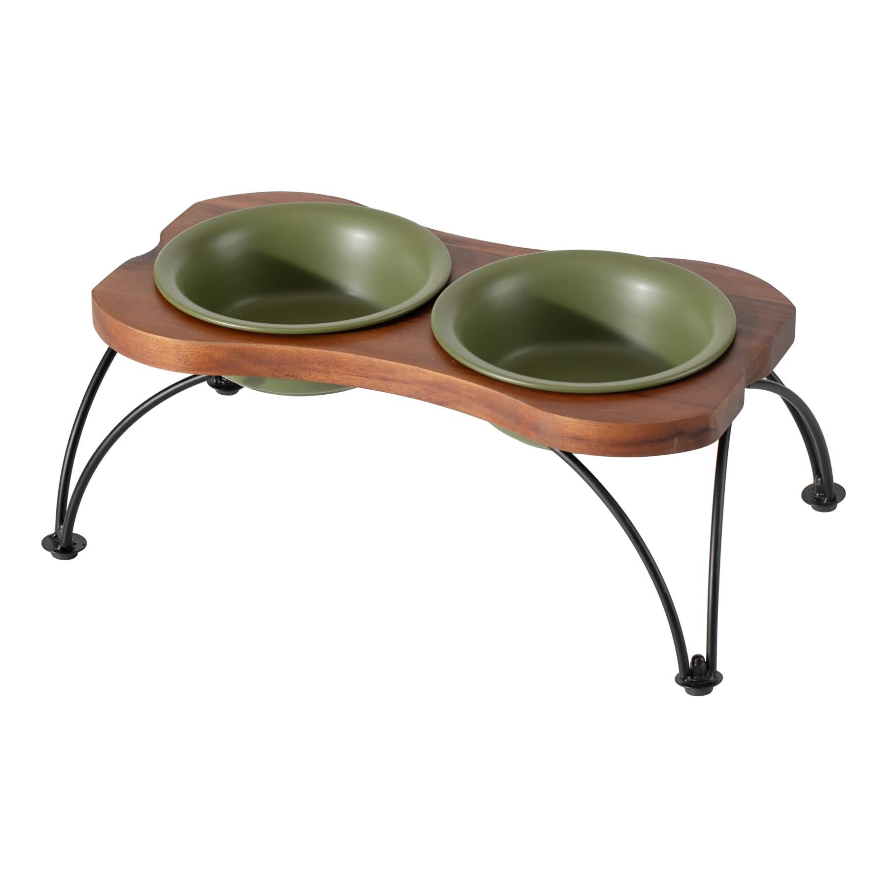 Photo 1 of ***MISSING PARTS***
Havniva Ceramic 6.3-inch Raised Double-Bowl Set with Non-Slip Stand, 1.5 Cup Food or 15 oz Water Dishes for Small Dogs, Wide Opening with Rounded Edges(Olive Green)