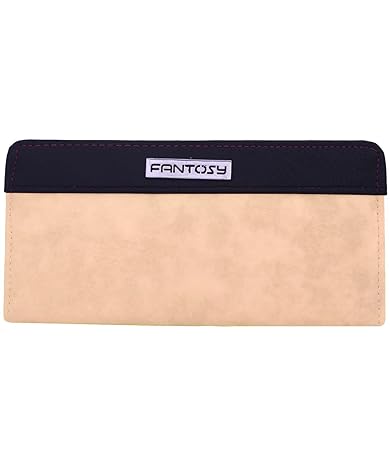 fantosy Women Wallet (Cream and Black) (FNWC-154)