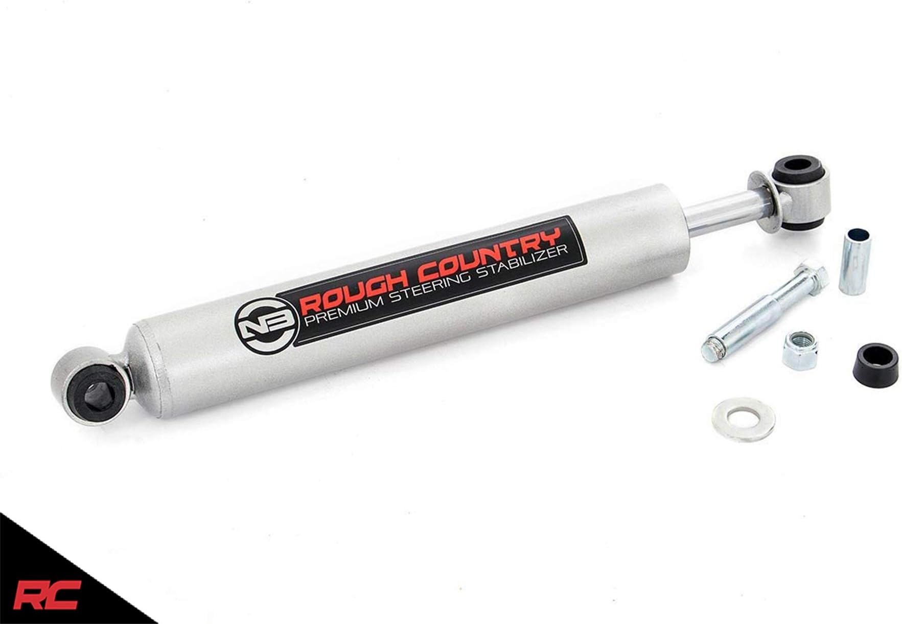 Rough Country N3 Steering Stabilizer (fits) 1999-2004 Super Duty F250 F350 4WD / 00-05 Excursion Premium Damper 8730930
