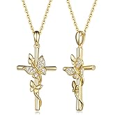 CYW Color-D VVS1 Clarity Moissanite Butterfly Pendant Necklace for Women, Really Authentic Solid 925 Sterling Silver, 16"/18"/20" Adjustable Chain, Anniversary Mother's Day Christmas Valentines Gift