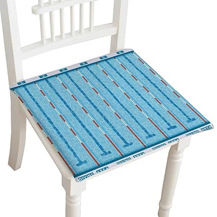 Amazon Com Huawuhome Classic Decorative Chair Pad Seat Blue