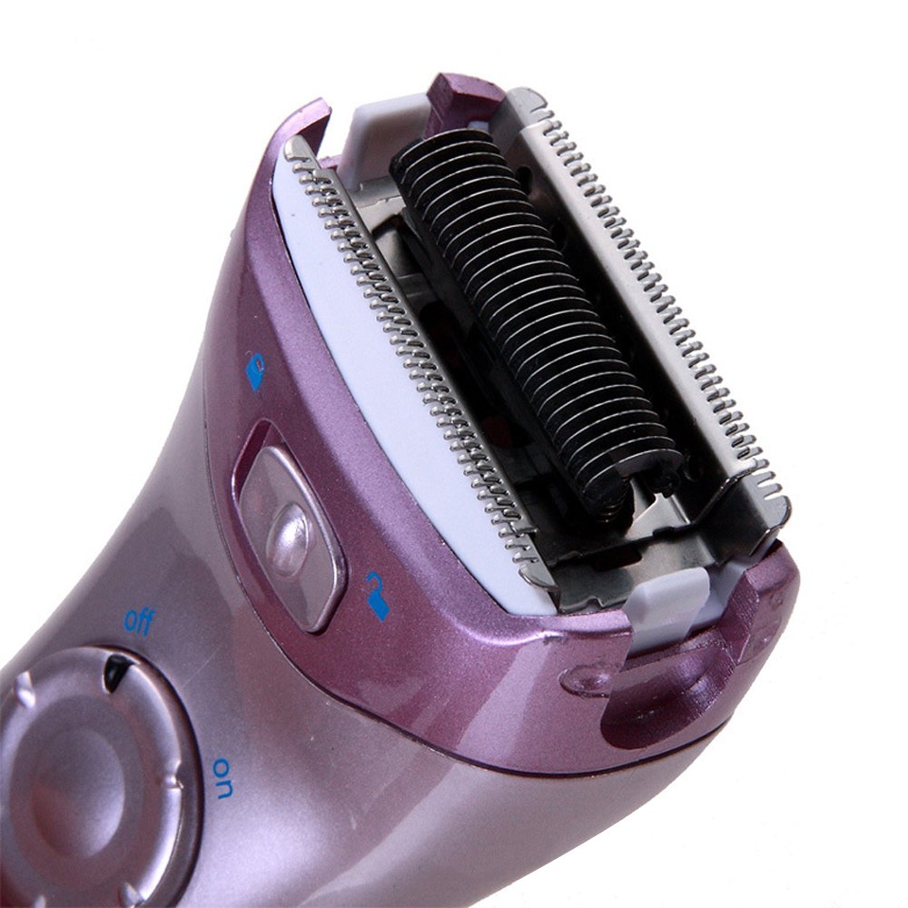 Women's Electric Shaver, Cordless 3Blade Wet &Dry Use (Purple) aooty