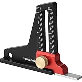 TOOLCOOL Height Gauge Depth Gauge Woodworking Tool Setting Gauge Setup Blocks for Table Saw Router Table Drill Press Bandsaw - Imperial