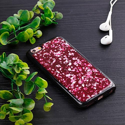 Ofgcfbvxd Comfortable Mobile phone Protective Case Gold Foil TPU Protective Back Cover For IPhone 6 And 6s for Daily Life Outdoor Activities (Size : Ip6g6863r)