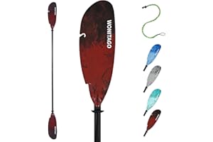 HIKULA Adjustable Kayak Paddle with Carbon Shaft and PP Blade Available in 220-240cm/ 230cm-250cm Floating Lightweight Kayak Oars with Original Pattern