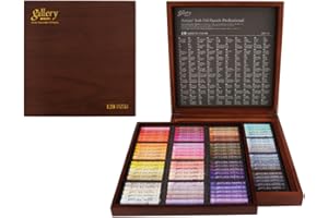 Mungyo Gallery Soft Oil Pastels Wood Box Set of 120 - Assorted Colors (MOPV-120W)
