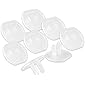 GE, Clear, Safety Covers, 8 Pack, For Unused Electrical Outlets, Easy to Install, Guards Against Shocks, Plastic, 50271…