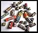 Dreadlock/Braid Hair Beads Cuffs Fabric 10 piece hand made