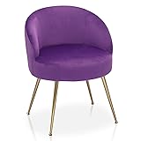 MoNiBloom Upholstered Velvet Accent Chair Girl's