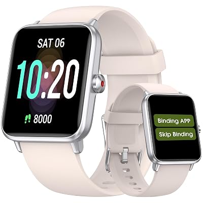 DAVIKO Pedometer Watch Senior Friendly No App/Phone Required,Waterproof Fitness Tracker Watch with Heart Rate Sleep Monitor Activity Tracker, Step Counter for Walking, Smart Watches for Women Men