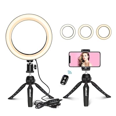 UBeesize Tabletop Ring Light with Mini Kuwait Ubuy