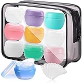 Travel Containers, 20 Gram Travel Accessories Bottles Containers for Toiletries, Cosmetic,Face Body Hand Cream, Lotion,Makeup