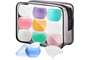 Travel Containers, 20 Gram Travel Accessories Bottles Containers for Toiletries, Cosmetic,Face Body Hand Cream, Lotion,Makeup