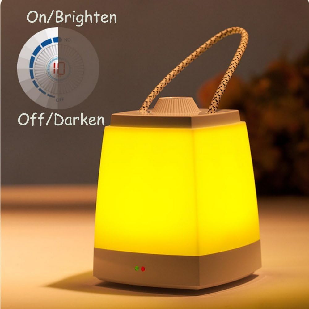 ONEU Automatic Night Light, Energy Saving 6 LED Nightlight Motion Sensor, Rechargeable Children Night Lamp For Living Room And Kitchen - Warm White