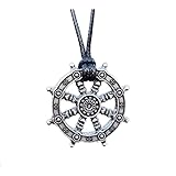 Dharma Wheel of Life Samsara Buddhist Amulet Pendant Talisman