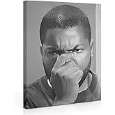 Funny Bathroom Canvas Wall Art, Black and White Vintage Comedy Movies Framed Art Paintings Wall Decor Unique Gifts And Funny Toilet Humour Smell Prints Picture for Bathroom Decor 11.5x15In-1