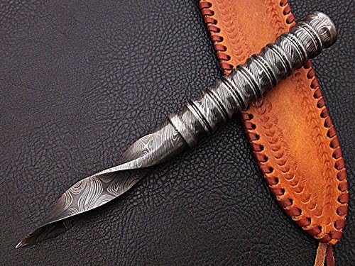 Amazon Mountainバーhand Forgedダマスカススチールtriナイフダガー Mountain Bar Bushcraft シースナイフ Amazon Mountainバーhand Forgedダマスカススチールtriナイフダガー Mountain Bar Bushcraft シースナイフ