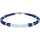 Vatslacreations Boho Ethiopian Fire Opal Bracelets for Women Trendy of Valentines Gifts, Silver Bracelets for Women the Best Womens Birthday gifts