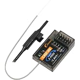 Corona C4SF-HV 2.4G 4CH Receiver, Compatible with Futaba S-FHSS, HV | Transparent hard shell, HV 3.6&ndash;8.5V input, JR/Futaba plug-and-play, Built-in antenna slot, CH4 S.BUS ready