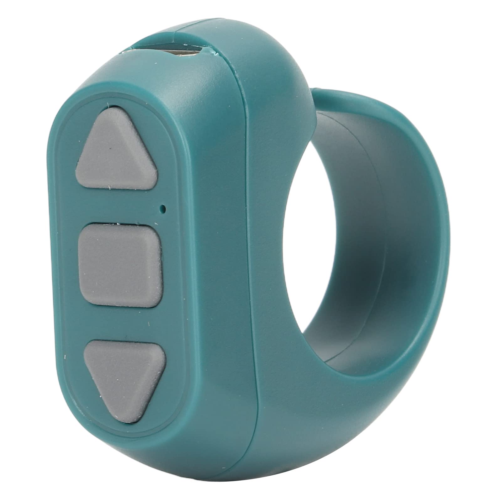 Bluetooth Remote Control App Page Turner, TikTok Remote Scrolling Ring Controller for Cell Phone Camera Remote Shutter Selfie Video Catch Up Novel Button Clicker, Blue