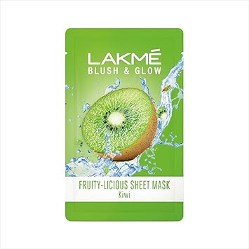 Buy Lakme Blush Glow Kiwi Sheet Mask 20 Ml Online At Low Prices In India Amazon In lakme blush glow kiwi sheet mask 20 ml