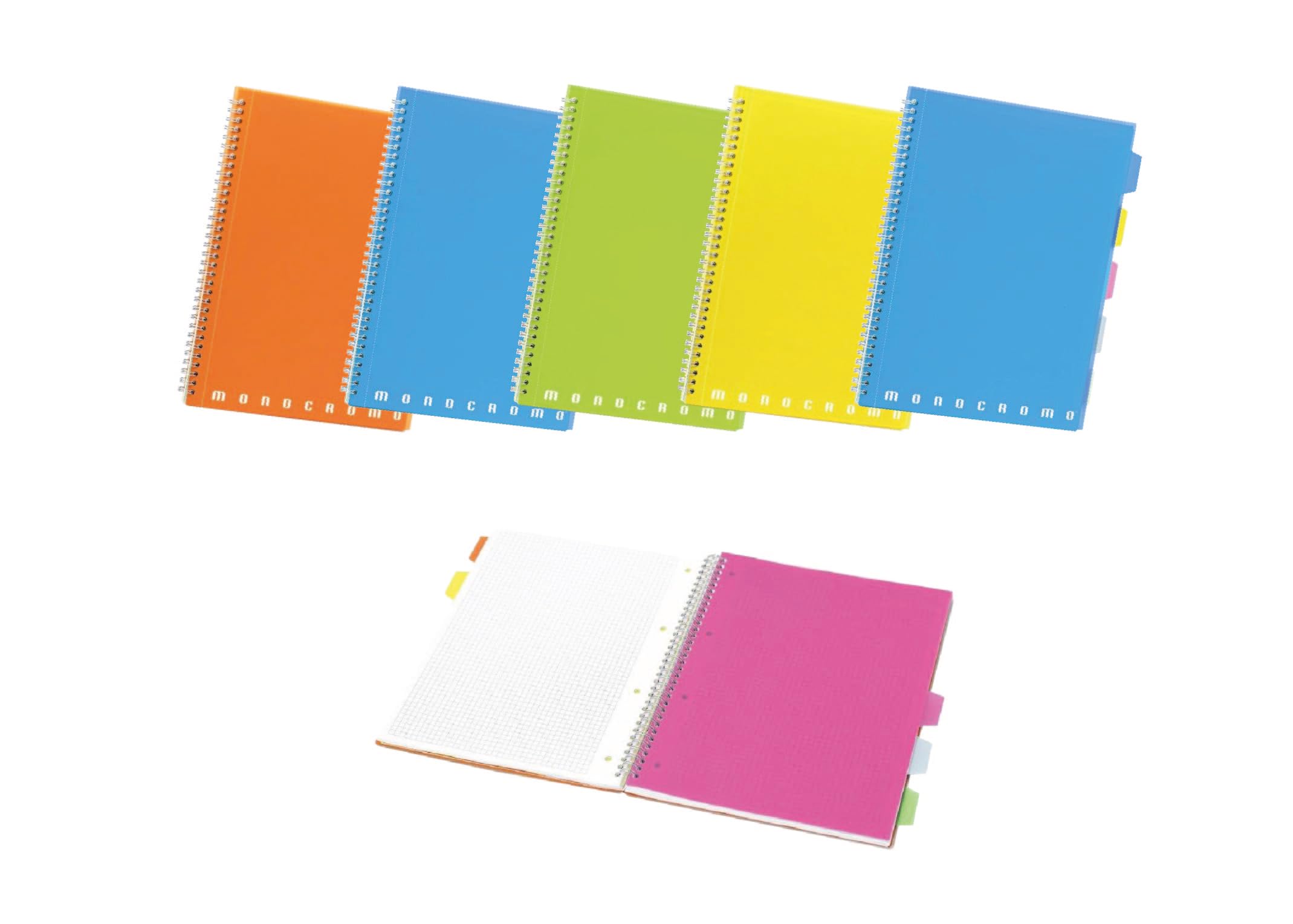 CF5 Neon Monochrome Blocks A4 Spira