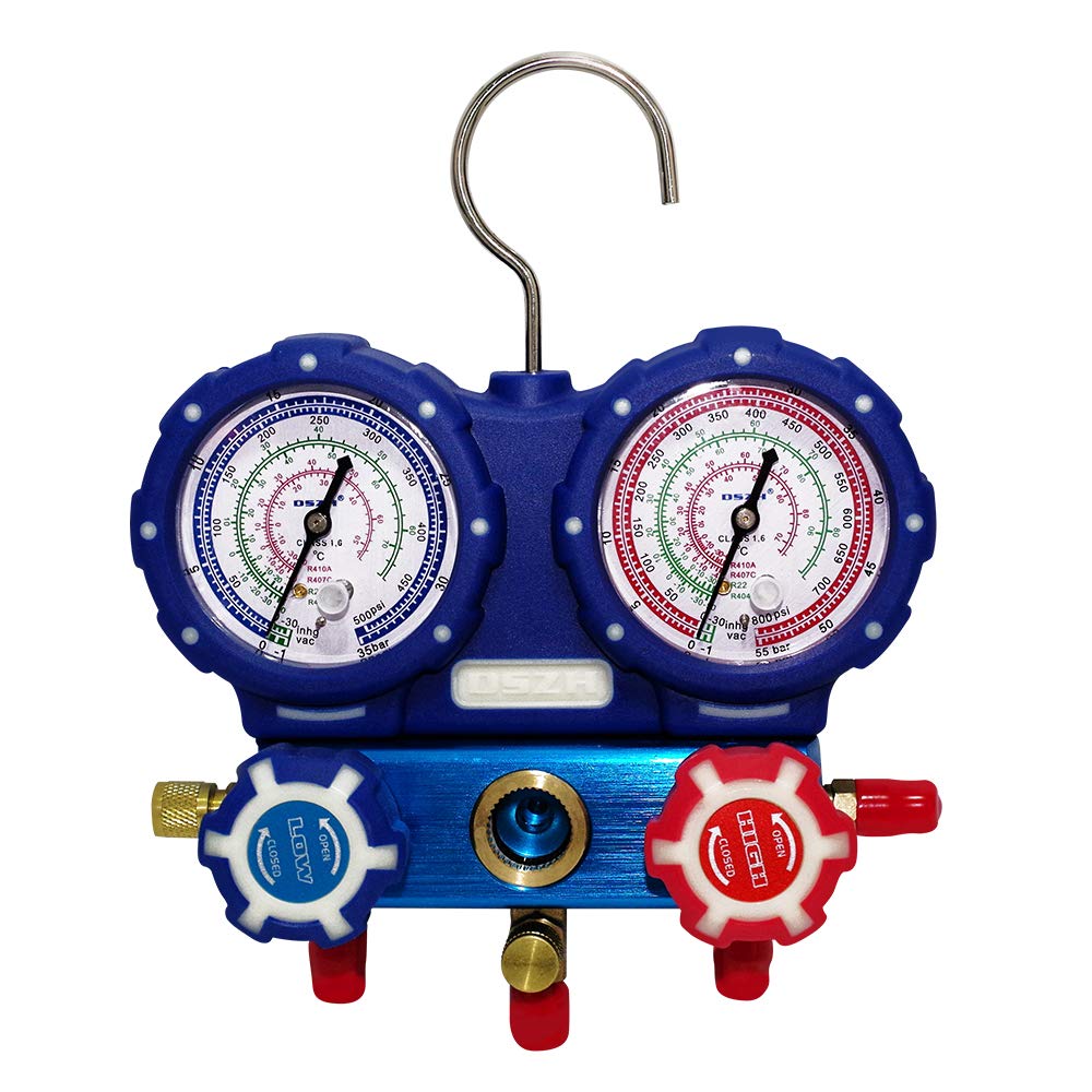 R410 Freon Gauges HAVC AC Manifold Gauge Set R410A R22 R404A R407C