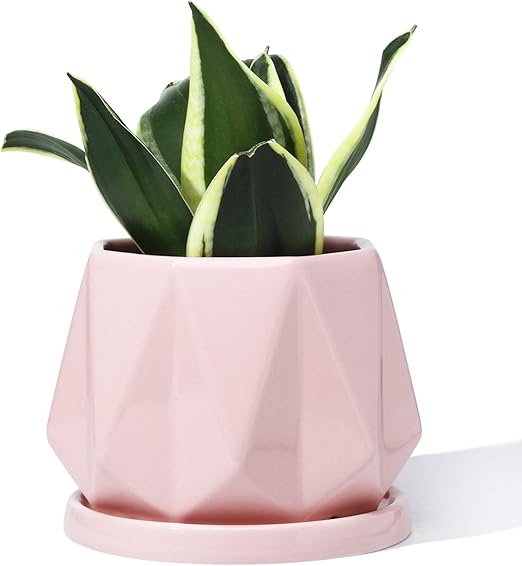 POTEY 052703 Plant Pot with Drainage Hole