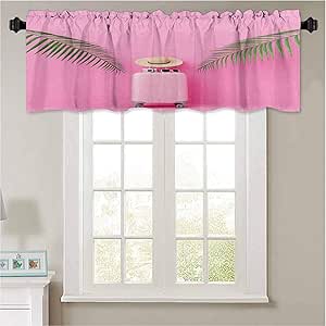 YUAZHOQI - Cortina de cocina con faldón y accesorios para viajero y