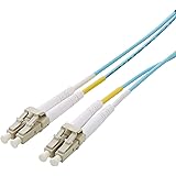 Amazon Basics 10Gb 40Gb Multimode OM3 Duplex 50/125 OFNP Fiber Patch Cable LC to LC - 2 Meters