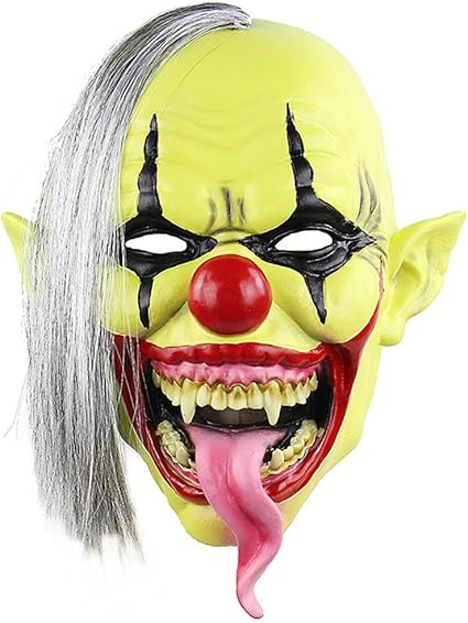 Halloween Cosplay Mask Horrific Mask Creepy Terrifying Toothy Clown Mask Masks Amazon Canada