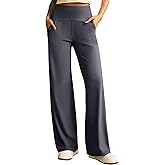 Ewedoos Wide Leg Yoga Pants for Women with Pockets Loose Stretchy Yoga Pants Women High Waisted Sweatpants Casual
