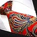 Shlax & Wing Men's Acceossories Necktie Printed Ties Red Paisley Silk Brand New