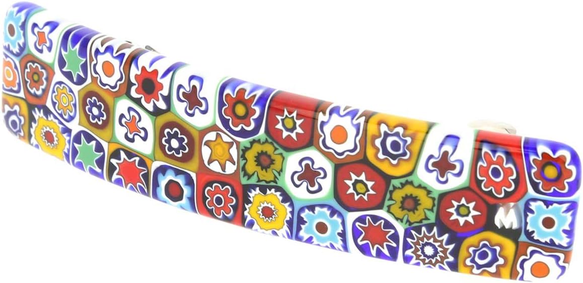 Color Splash Millefiori Murano Glass Hair Clip by GlassOfVenice - Image 5