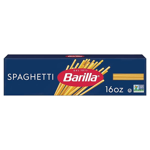 BARILLA SPAGHETTI PASTA, 16 OZ. BOX – NON-GMO PASTA MADE WITH DURUM WHEAT SEMOLINA – KOSHER CERTIFIED PASTA
