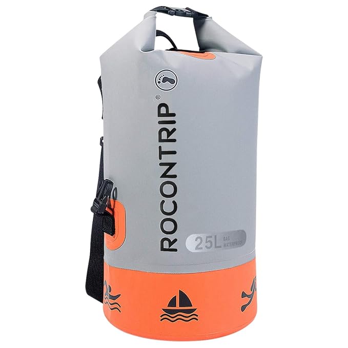 ROCONTRIP Dry Bag Waterproof Backpack, Ultra Durable PVC Roll Top