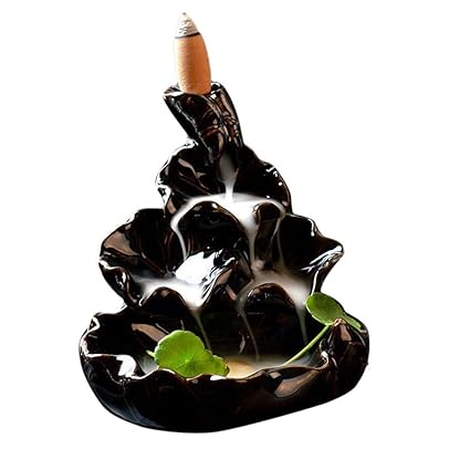 Tonsee Porzellan Keramik Rückfluss Weihrauch Brenner Inhaber Buddhistischen