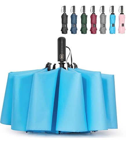 CERDÁ Parapluie à Bulles Bluey – Ouverture Manuelle, Transparent POE, Armature Fibre De Verre, Bleu – Officiel Bluey Enfant Résistant Pluie