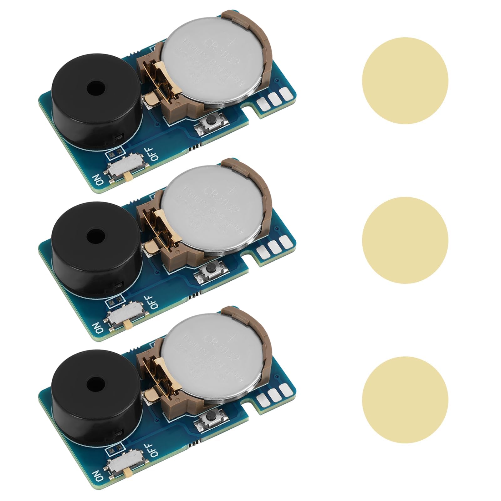 3Pcs Prank Device, Cricket Noise Maker Prank Devices, Hidden Noise Maker with 16 Random Sounds, Compact Annoying Noise Maker for Pranks for Adults at Home Office or Party Use