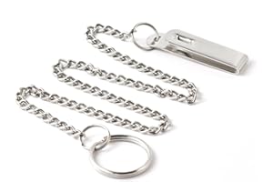 KEY-BAK Pocket Chain Belt Clip Key Chain Accessory with 1.125 inch Split Ring, 19 inch Chain, Chrome (0307-403)