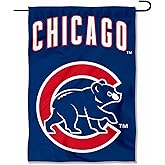 Chicago Baseball Team Walking Bear Double Sided Garden Flag