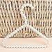 BUUEERR 3 Pack White Pearl Beads Metal Elegant Clothes Hangers for Kids Children Pet Dog (3 Pack White)